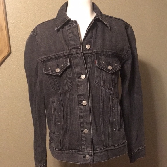 Levi Travel Weekend Bling Tracker Black Jacket